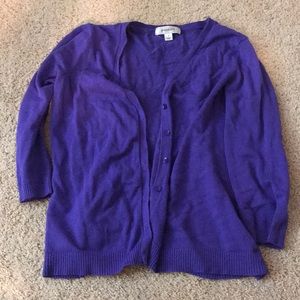 Dressbarn purple sweater